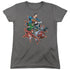 JLA/STARBURST - S/S WOMENS TEE - CHARCOAL