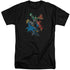 JLA/ACTION STARS - S/S ADULT TALL 18/1 - BLACK