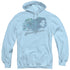 JLA/WATERCOLOR HAIR - ADULT PULLOVER HOODIE - LIGHT BLUE