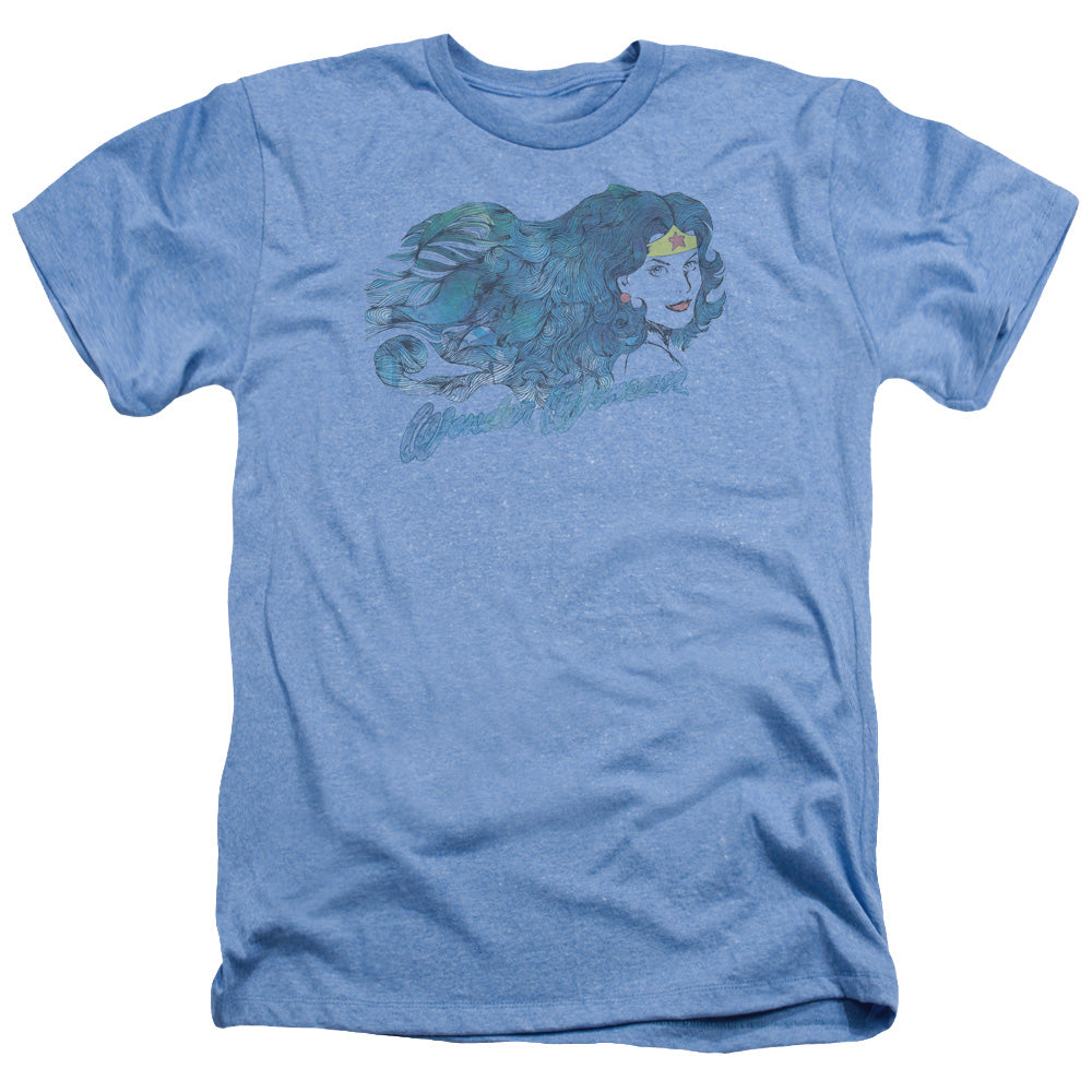 JLA/WATERCOLOR HAIR - ADULT HEATHER - LIGHT BLUE