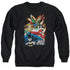JLA/STARBURST - ADULT CREWNECK SWEATSHIRT - BLACK