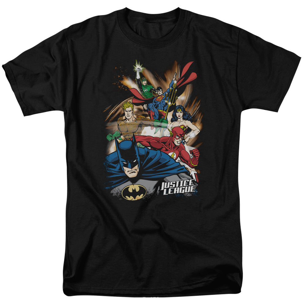 JLA/STARBURST - S/S ADULT 18/1 - BLACK