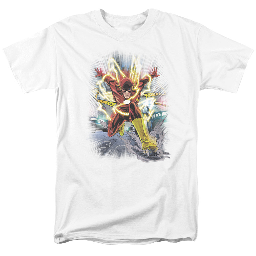 JLA/BRIGHTEST DAY FLASH - S/S ADULT 18/1 - WHITE