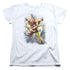 JLA/BRIGHTEST DAY FLASH - S/S WOMENS TEE - WHITE
