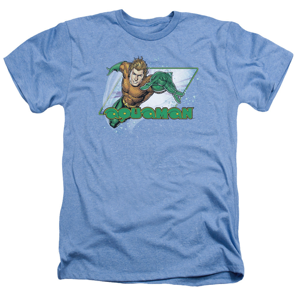 JLA/AQUAMAN - ADULT HEATHER - LIGHT BLUE