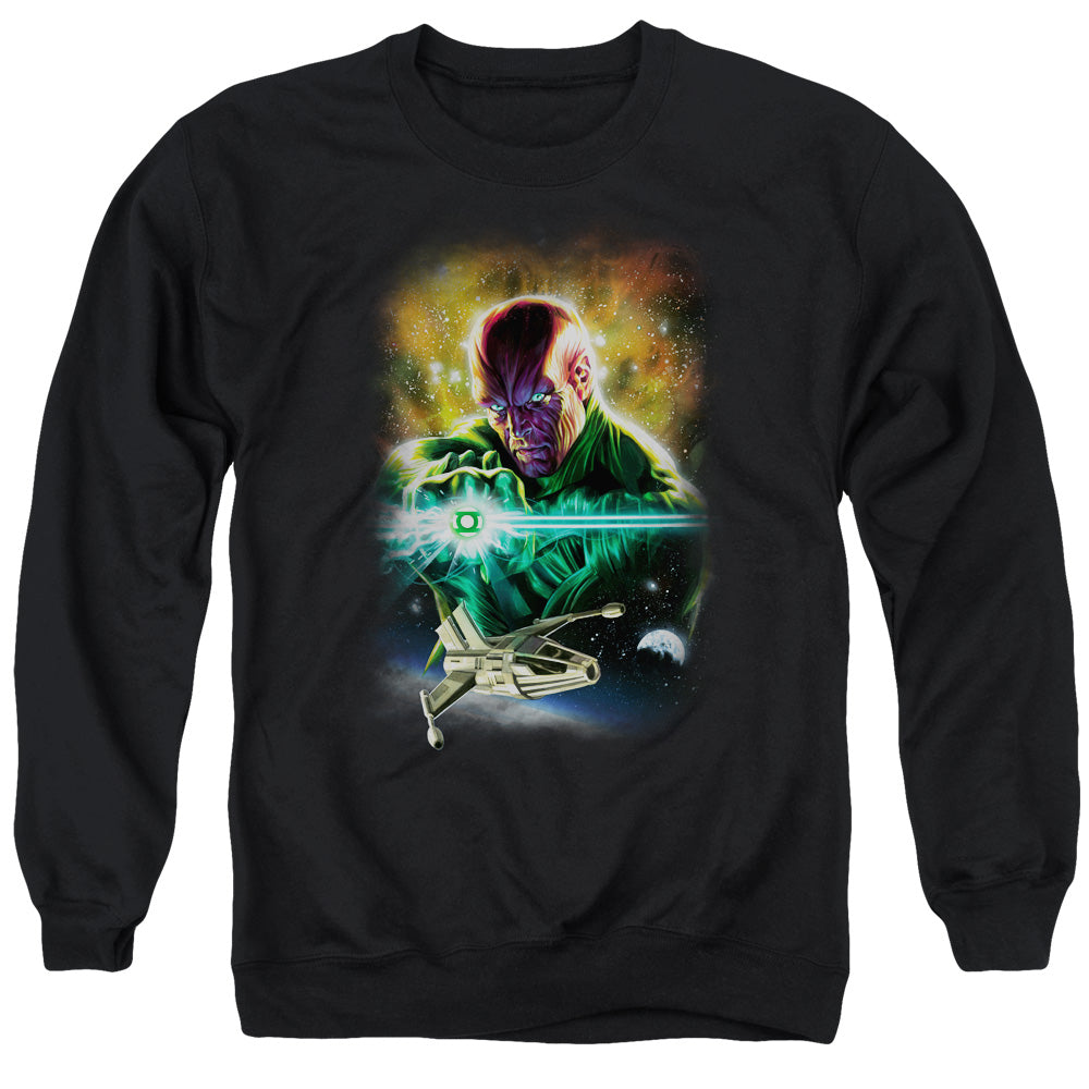 JLA(GL)/ABIN SUR - ADULT CREWNECK SWEATSHIRT - BLACK