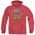 JLA/FLASH FAMILY - ADULT HEATHER HOODIE - RED