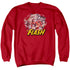 JLA/FLASH FAMILY - ADULT CREWNECK SWEATSHIRT - RED