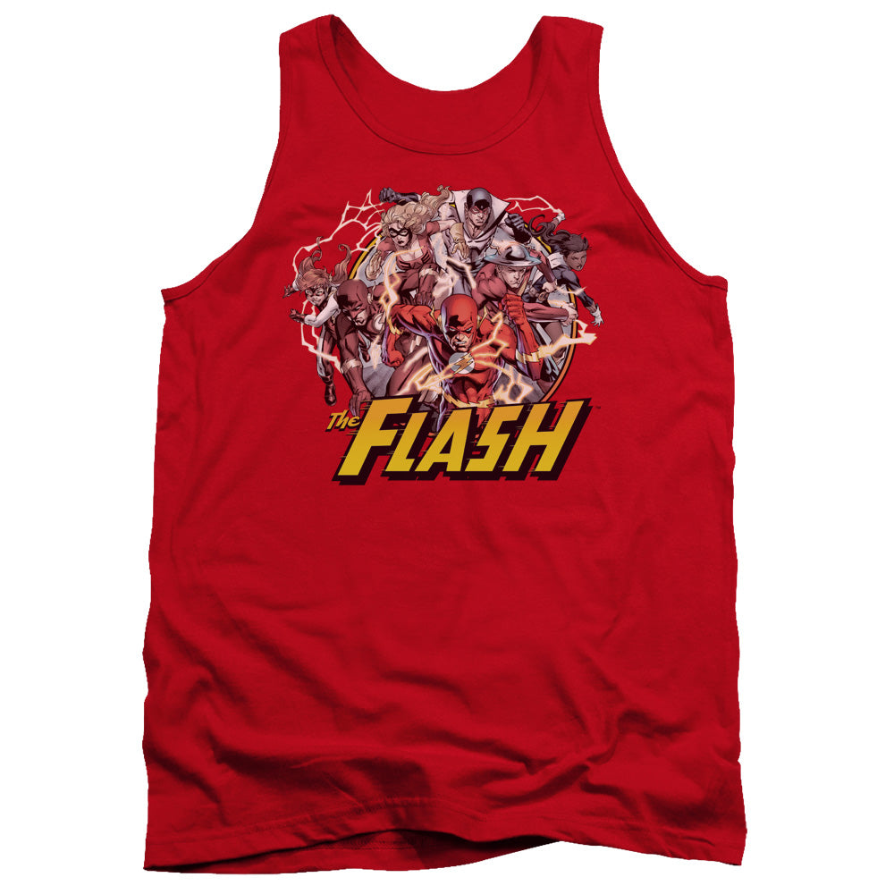 JLA/FLASH FAMILY - ADULT TANK - RED