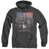 JLA/ALL AMERICAN LEAGUE - ADULT HEATHER HOODIE - BLACK