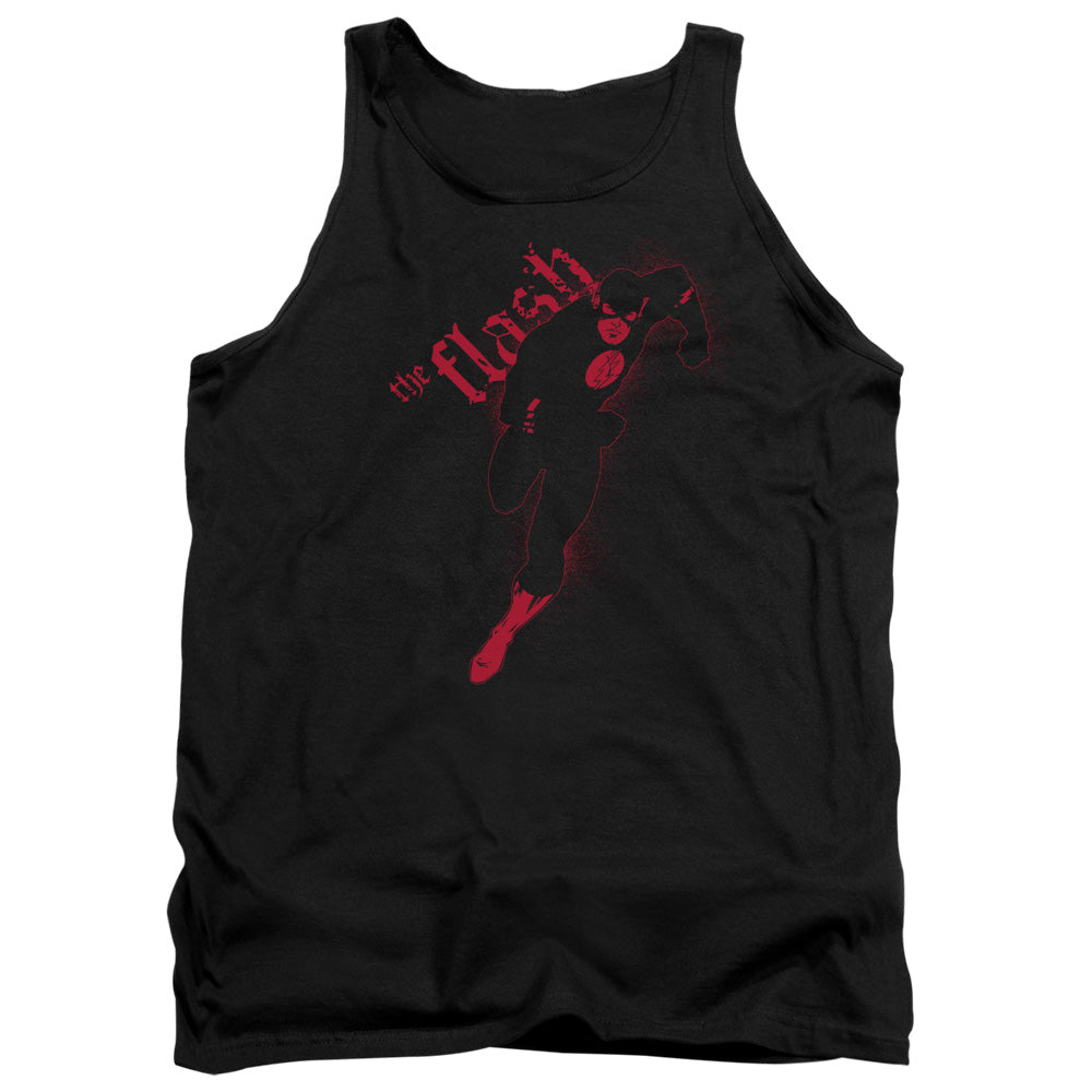 JLA/FLASH DARKNESS - ADULT TANK - BLACK