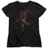 JLA/NEON FLASH - S/S WOMENS TEE - BLACK