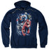 JLA/STORM CHASERS - ADULT PULLOVER HOODIE - NAVY