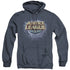 JLA/STORM LOGO - ADULT HEATHER HOODIE - NAVY