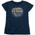 JLA/STORM LOGO - S/S WOMENS TEE - NAVY