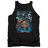 JLA/JUSTICE IS SERVED - ADULT TANK - BLACK