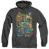 JLA/WILL POWER - ADULT HEATHER HOODIE - BLACK