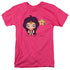 JLA/CUTE WONDER WOMAN - S/S ADULT 18/1 - HOT PINK