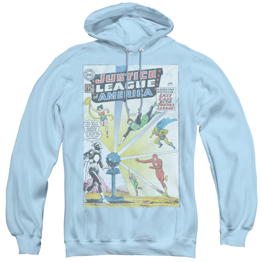 JLA/VINTAGE COVER 12 - ADULT PULLOVER HOODIE - LIGHT BLUE