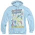 JLA/VINTAGE COVER 12 - ADULT PULLOVER HOODIE - LIGHT BLUE