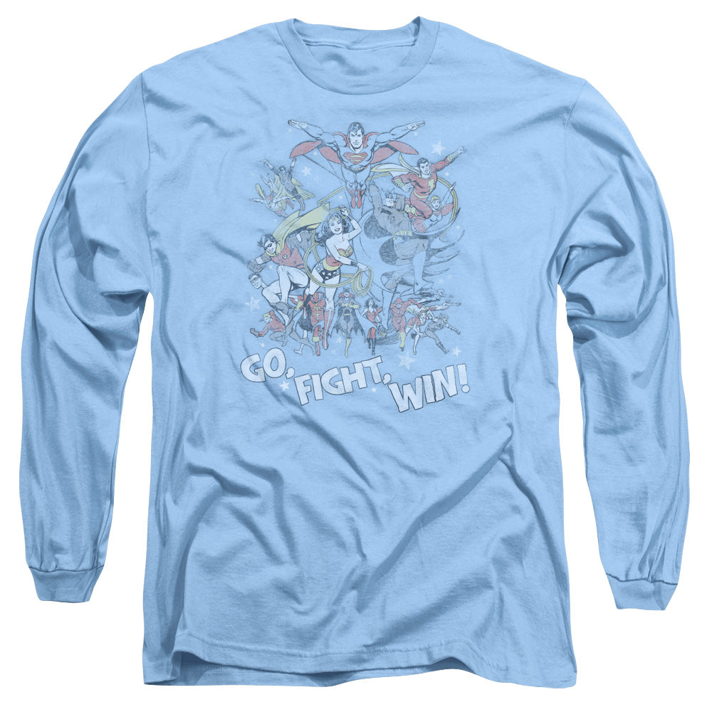 JLA/ GO FIGHT WIN - L/S ADULT 18/1 - CAROLINA BLUE