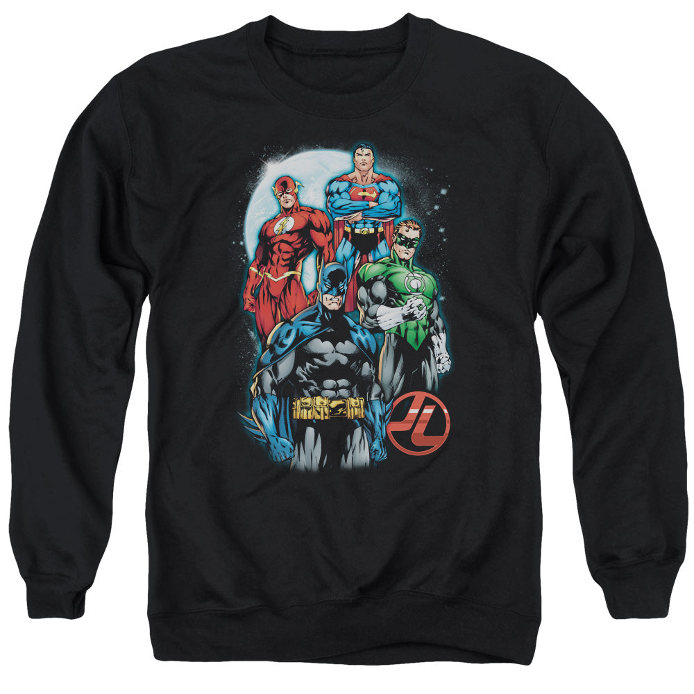 JLA/THE FOUR - ADULT CREWNECK SWEATSHIRT - BLACK