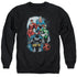 JLA/THE FOUR - ADULT CREWNECK SWEATSHIRT - BLACK