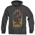 JLA/DECO - ADULT HEATHER HOODIE - BLACK