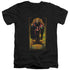 JLA/DECO - S/S ADULT V-NECK 30/1 - BLACK