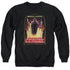 JLA/HEROES UNITED - ADULT CREWNECK SWEATSHIRT - BLACK