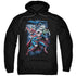 JLA/COSMIC CREW - ADULT PULLOVER HOODIE - BLACK
