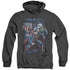 JLA/CO7XIC CREW - ADULT HEATHER HOODIE - BLACK