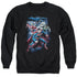 JLA/COSMIC CREW - ADULT CREWNECK SWEATSHIRT - BLACK