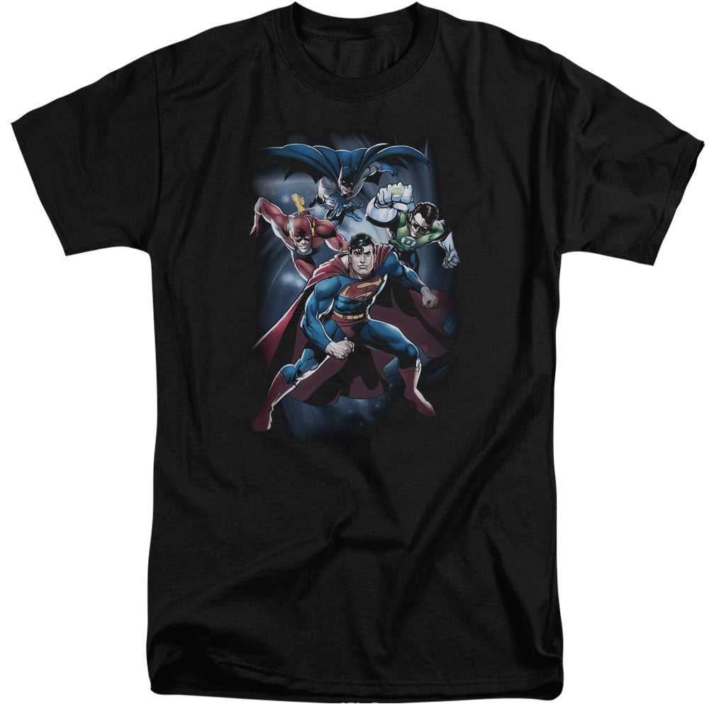 JLA/COSMIC CREW - S/S ADULT TALL 18/1 - BLACK