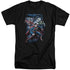 JLA/COSMIC CREW - S/S ADULT TALL 18/1 - BLACK