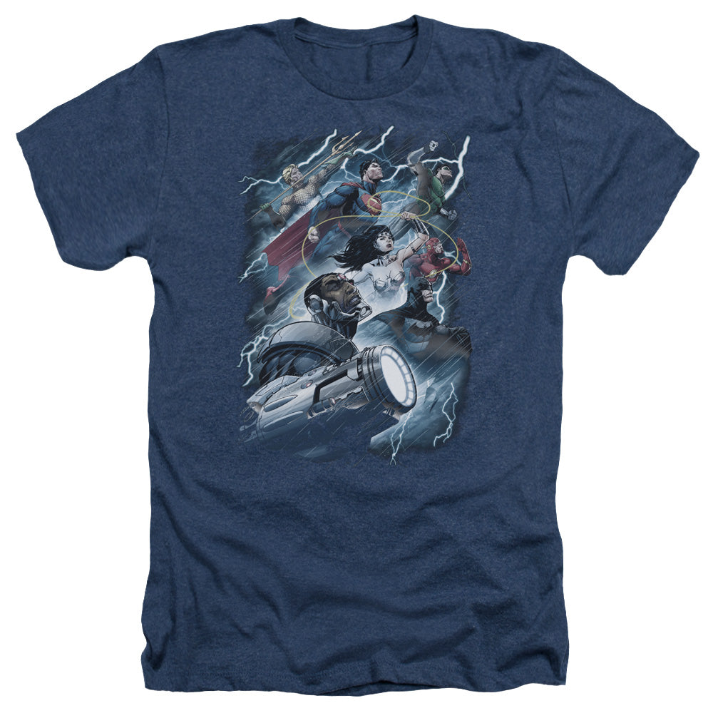 JLA/RIDE THE LIGHTENING - ADULT HEATHER - NAVY
