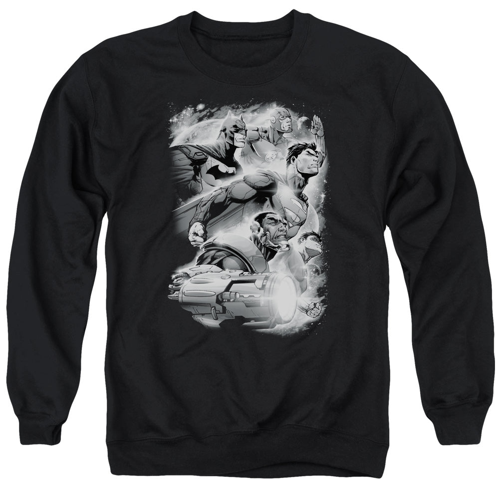 JLA/ATMOSPHERIC - ADULT CREWNECK SWEATSHIRT - BLACK