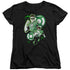 JLA/GL IN ACTION - S/S WOMENS TEE - BLACK