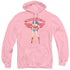 JLA/WW SPARKLE - ADULT PULLOVER HOODIE - PINK