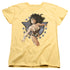 JLA/WW ALL STAR - S/S WOMENS TEE - BANANA