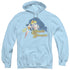JLA/PORTRAIT - ADULT PULLOVER HOODIE - LIGHT BLUE