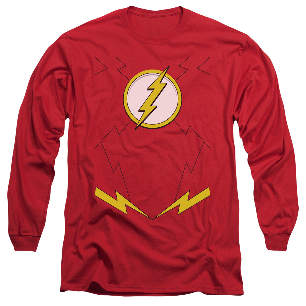 JLA/NEW FLASH COSTUME -  L/S ADULT 18/1  - RED