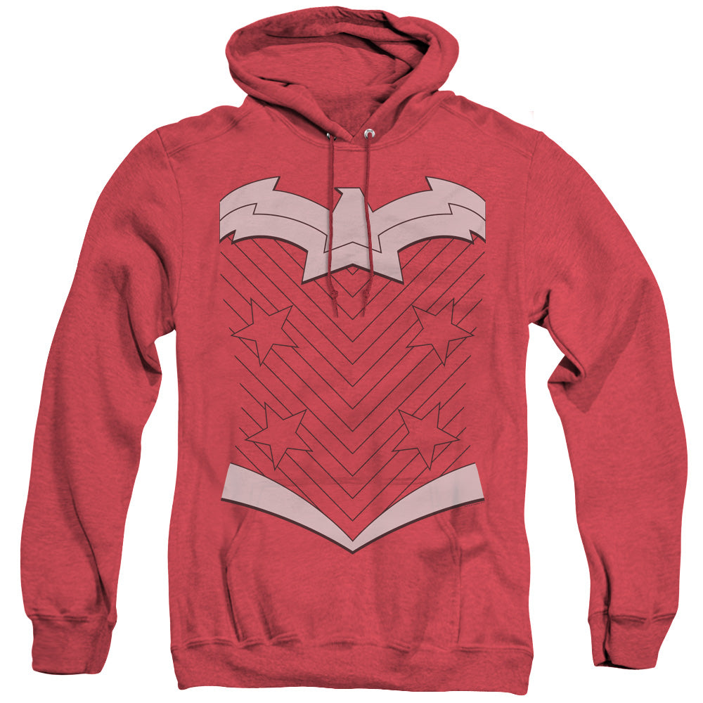 JLA/NEW WW UNIFORM - ADULT HEATHER HOODIE - RED