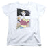 JLA/WW 80S MINIMAL - S/S WOMENS TEE - WHITE