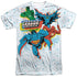 JLA/OFF REGISTER (FRONT/BACK PRINT) -  S/S ADULT POLY CREW - MULTI