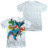 JLA/OFF REGISTER (FRONT/BACK PRINT) -  S/S ADULT POLY CREW - MULTI