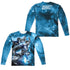 JLA/ATMOSPHERIC (FRONT/BACK PRINT) - L/S ADULT POLY CREW  - MULTI