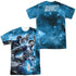 JLA/ATMOSPHERIC (FRONT/BACK PRINT) -  S/S ADULT POLY CREW - MULTI