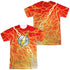 JLA/LIGHTNING LOGO (FRONT/BACK PRINT) -  S/S ADULT POLY CREW - MULTI