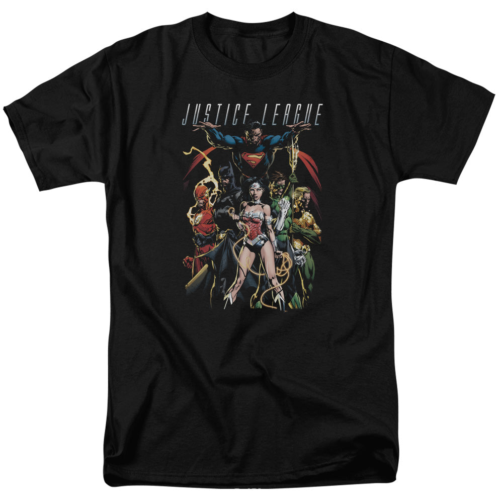 JLA/DARK DAYS - S/S ADULT 18/1 - BLACK